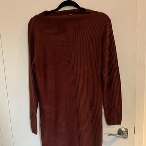 Long sleeves knit dress